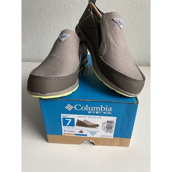 Columbia Men's Sz 7 Bahama PFG Series Water Boat Shoes WIDE Width Slip On Shoes - Picture 2 of 9